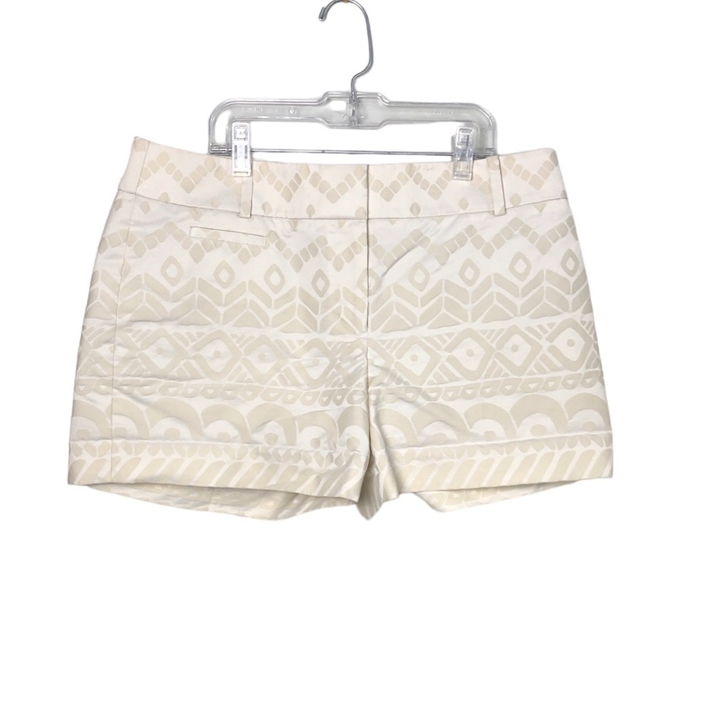 Loft The Riviera Short Cream Pattern Size 6
